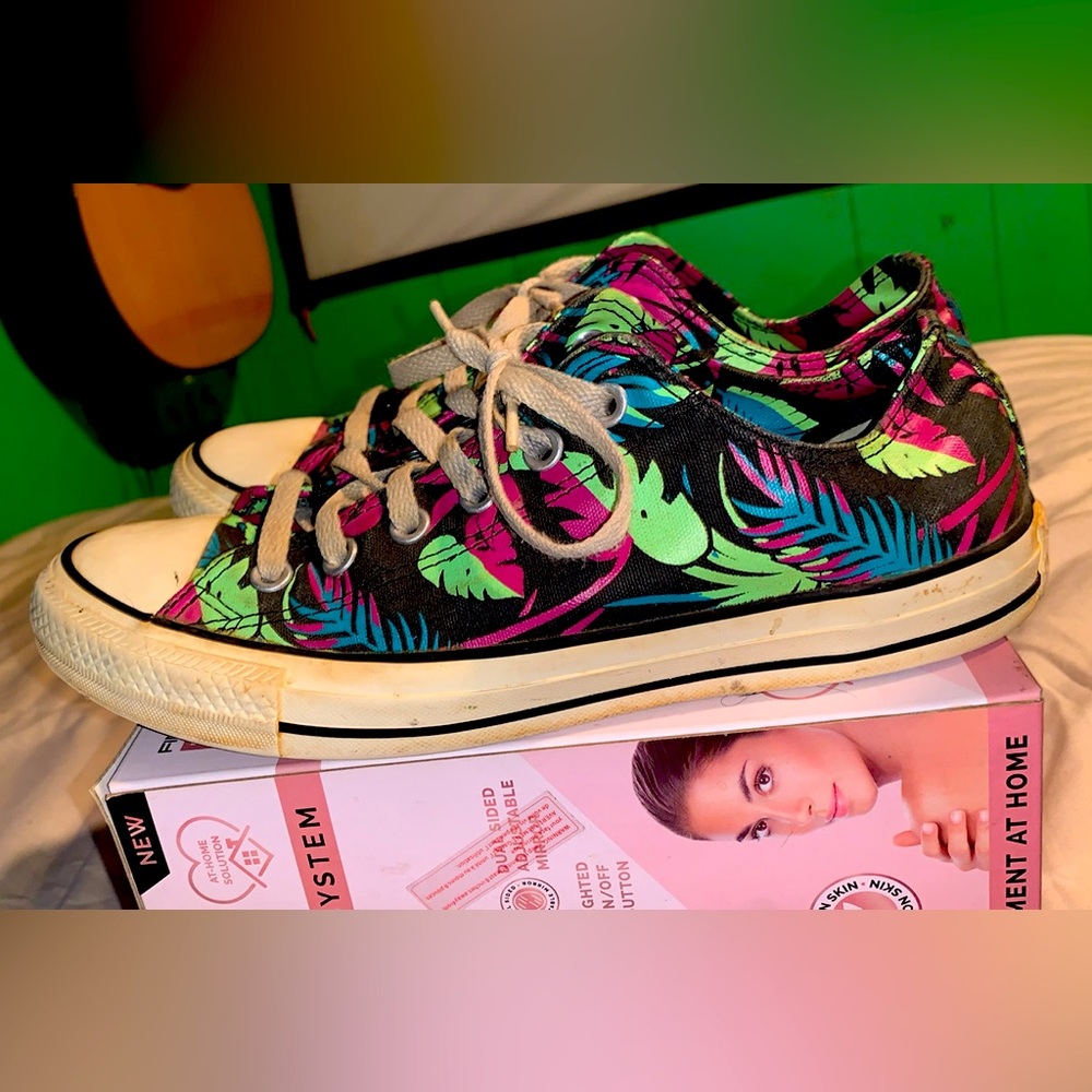 Multi-colored converse